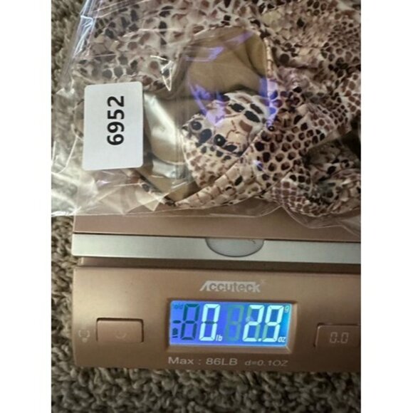 Vitamin A Womens Wired Snake Print Swim Top Beach Size 8 Medium Tie Back - Picture 13 of 14